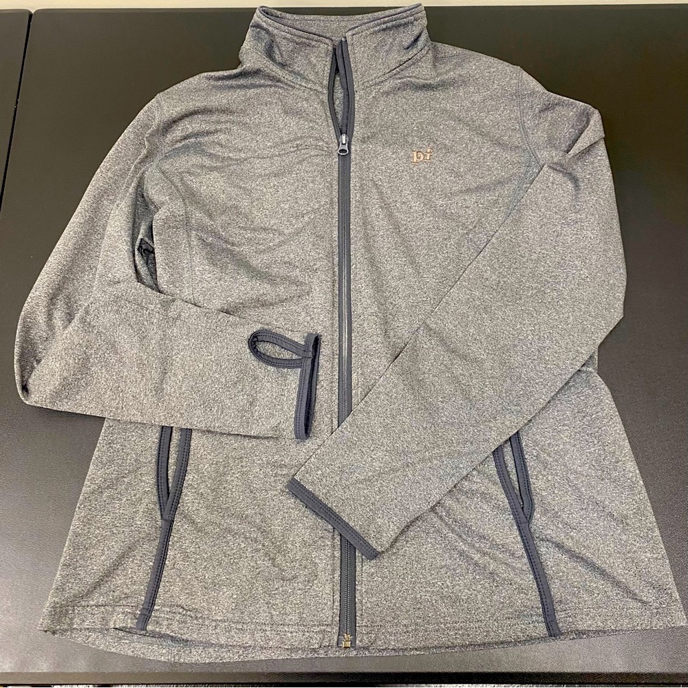 Planet Fitness Dry Fit zip up jacket XL with thumb holes like new